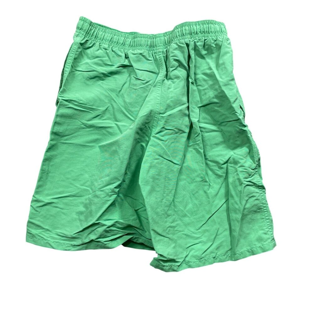 Patagonia XL Boy's Green Swim Shorts‎ Pockets 100% Nylon Lined - Picture 5 of 5